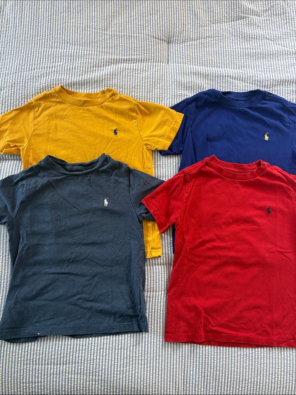 Polo by Ralph Lauren Kids Short-Sleeve Tee Set - Yellow, Blue, Navy, Red